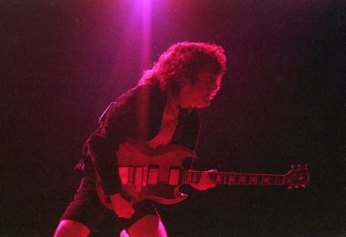 AC/DC live at the Market Square Arena, Indianapolis, Indiana 1980